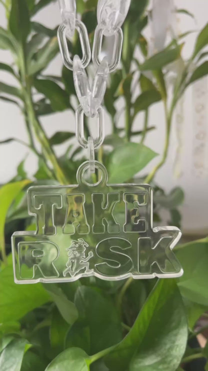 TAKERISK CLEAR ACRYLIC CHAINS